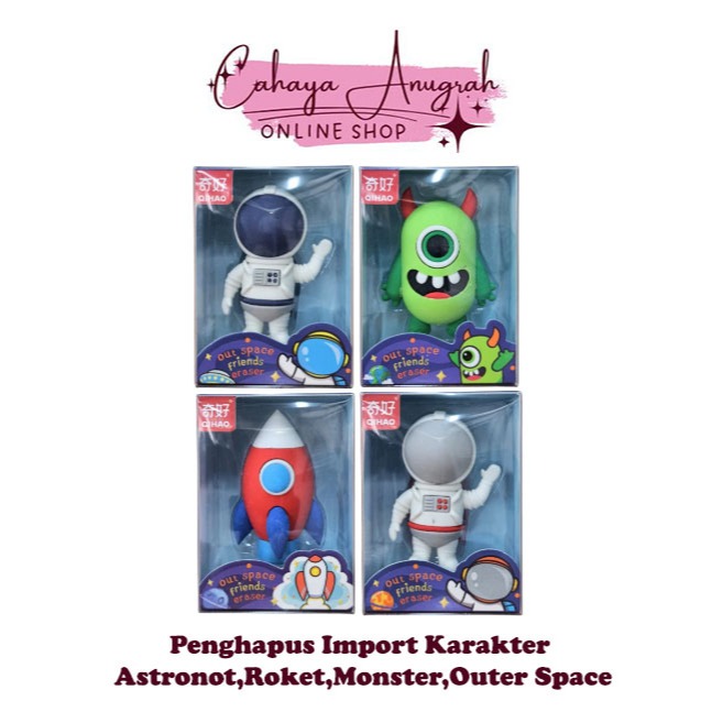 

Penghapus Import Astronot Roket Monster Outer Space