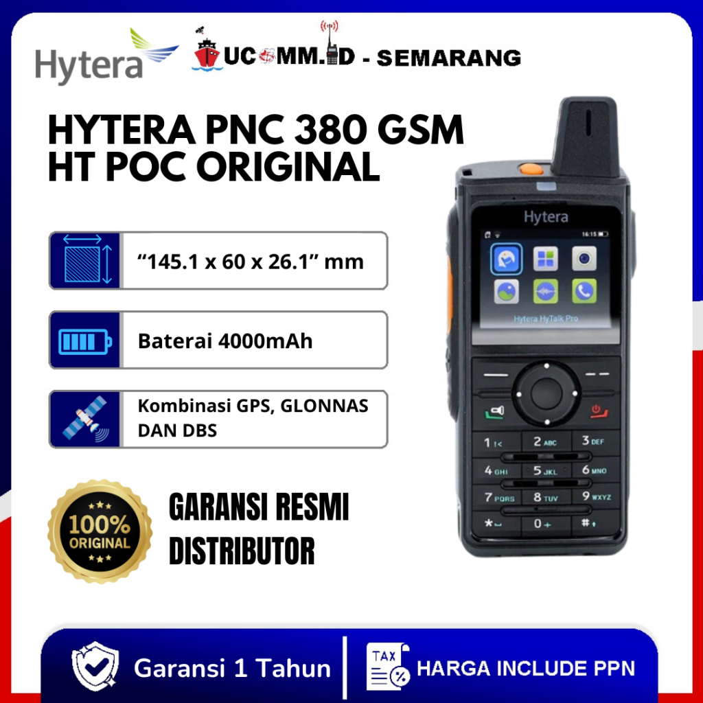 Hytera Pnc 380 Pro Wifi 4G LTE Gps Ht Poc Hytera Pnc380 Pnc-380 Pro Ht Gsm Hytera Original