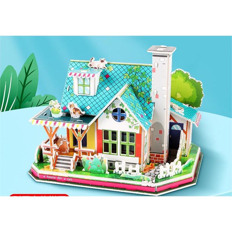 Puzzle Foam 3D / 3D Foam Paper / Paper Foam 3D / Edukasi Anak