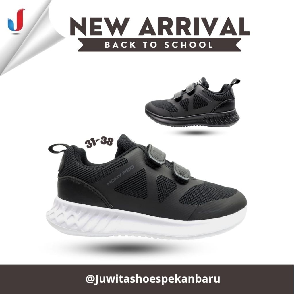 HOMYPED Oregon 02 sepatu sekolah anak terbaru cewek cowok unisex