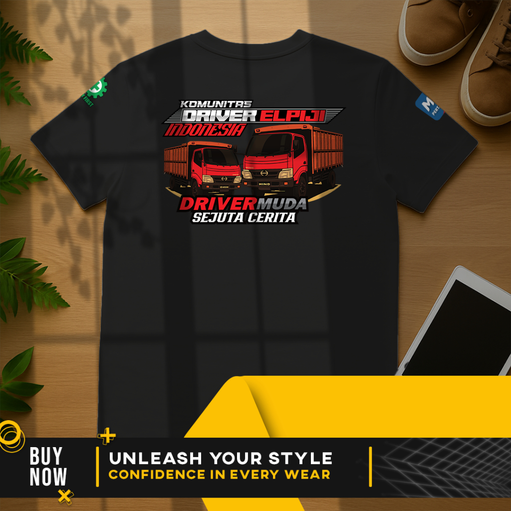 Kaos Baju Pertamina ELPIJI Komunitas Driver ELPIJI Indonesia | Cotton Combed 30s