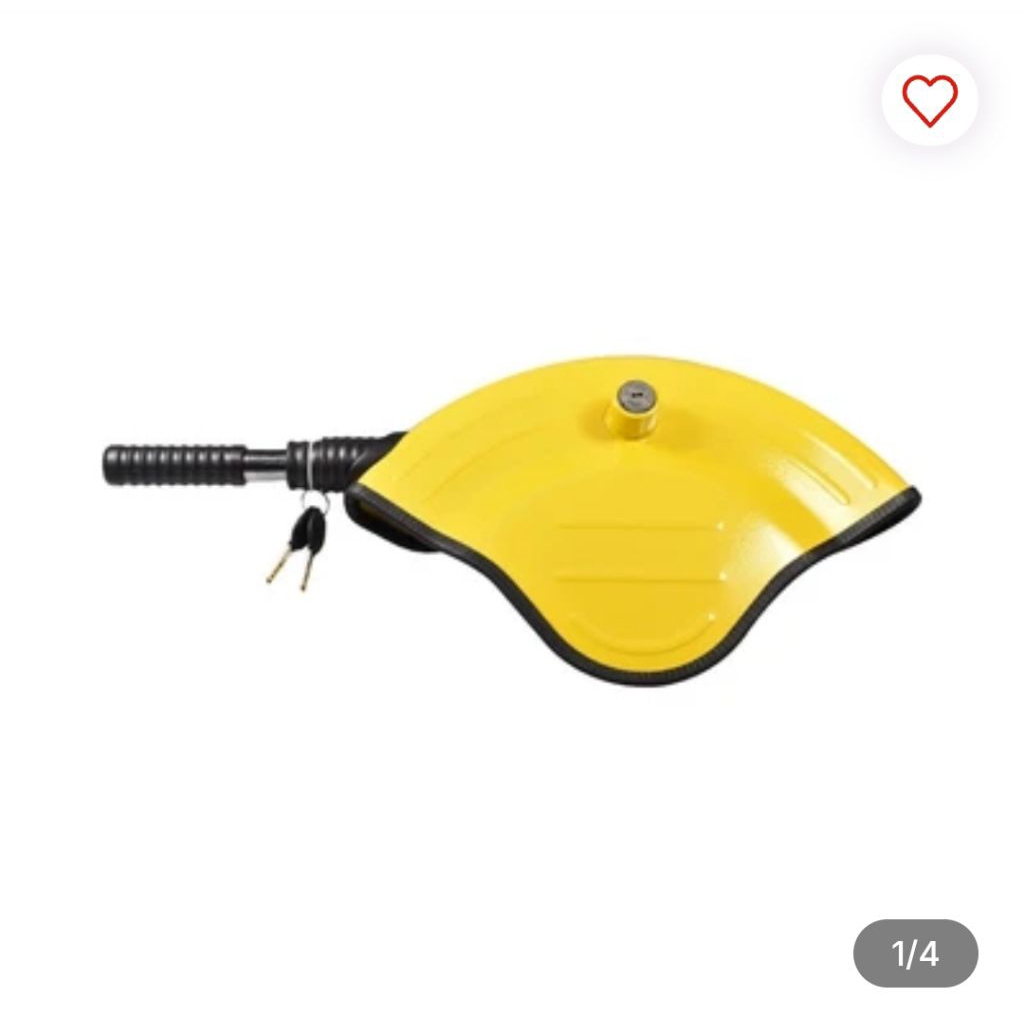 Krisbow Kunci Setir Mobil Half Cover - Kuning