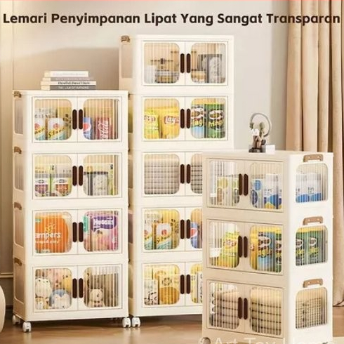 rak susun serbaguna  lemari pakaian plastik Lemari Plastik Susun Besar Lemari Pakaian Kotak Penyimpa
