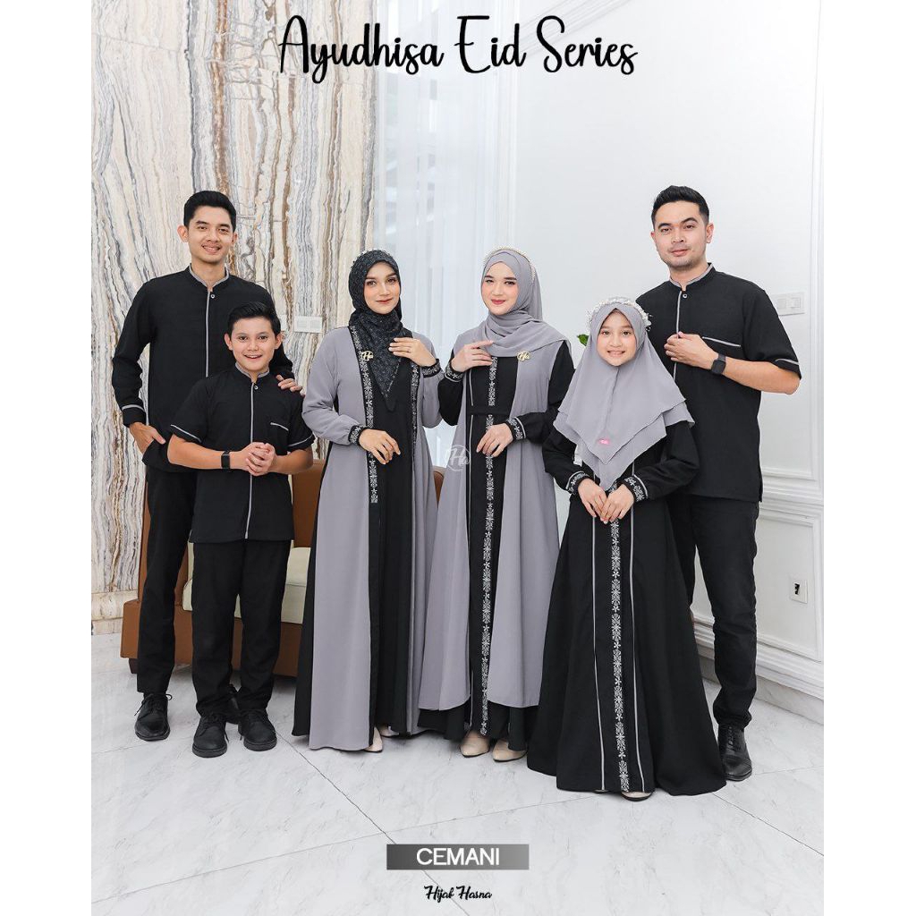 Sarimbit Ayudhisa by Hijab Hasna warna Cemani