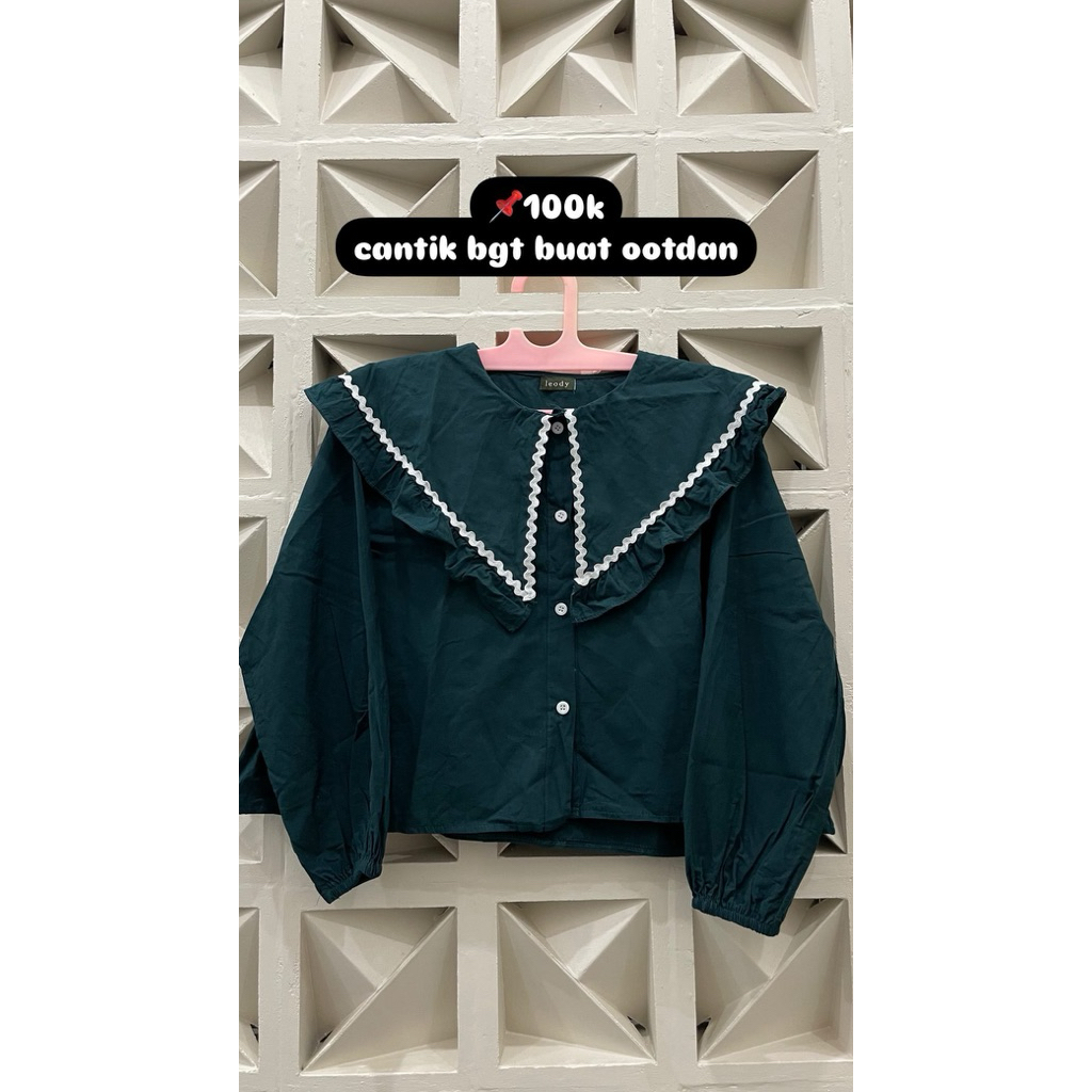 prelove blouse kemeja leody