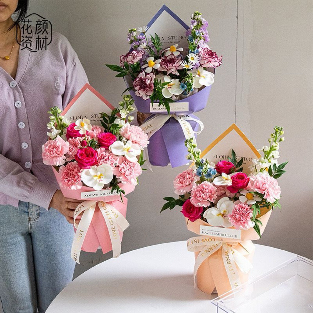 

[1PC] Kerangka Buket Bunga - KERANGKA BUKET PREMIUM FLORA STUDIO / TABUNG TAHAN AIR WATERPROOF SATU SISI GAGANG