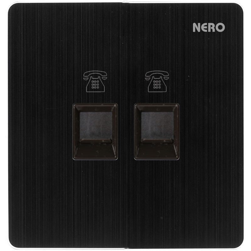 NERO Saklar Telephone Titanium Black V11PH2-B