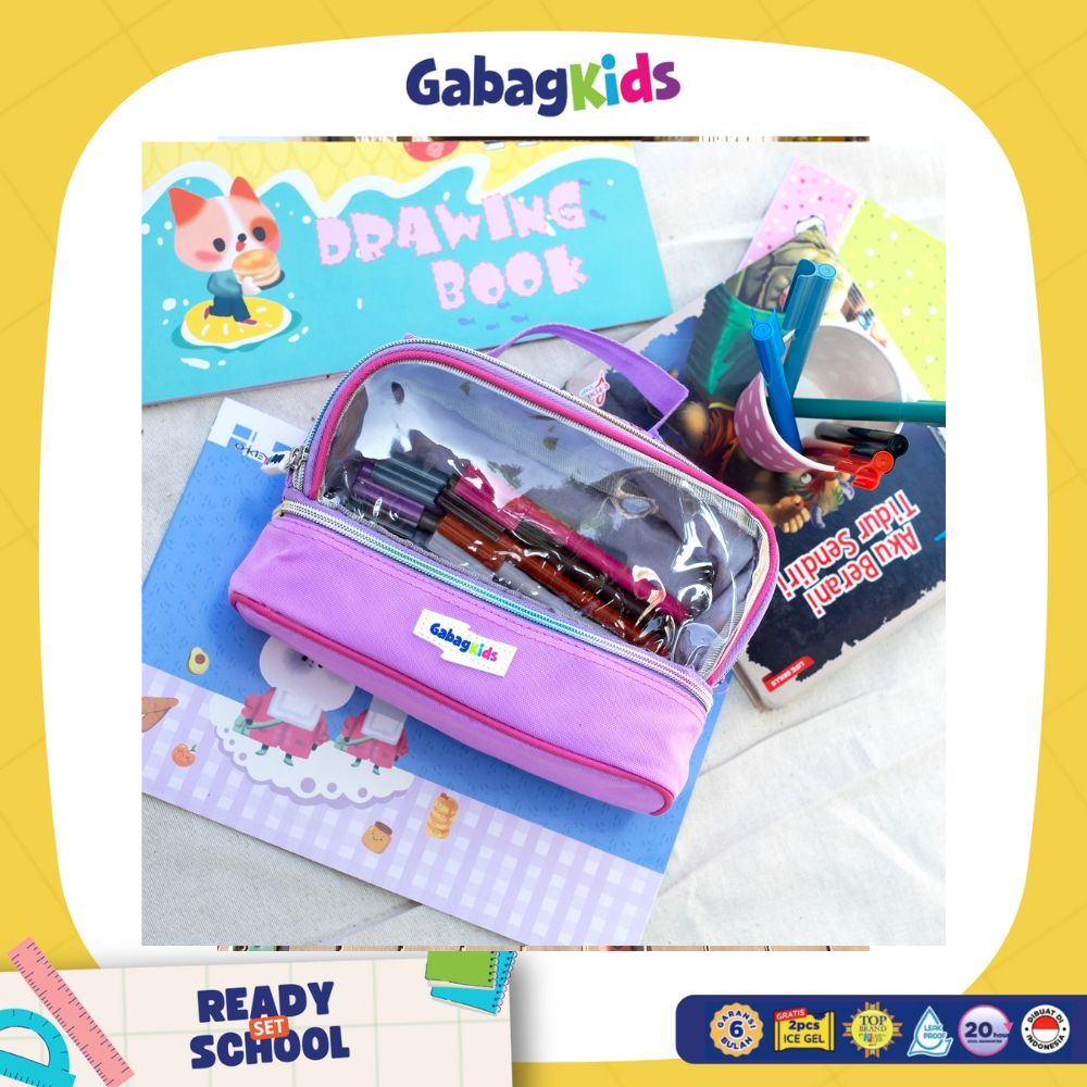 

NEW PRODUCT GABAGKIDS PAKET TAS RANSEL DAN TEMPAT PENSIL #BACKPACK KEREN #PENCIL CASE 2IN1 JAVABSJSG