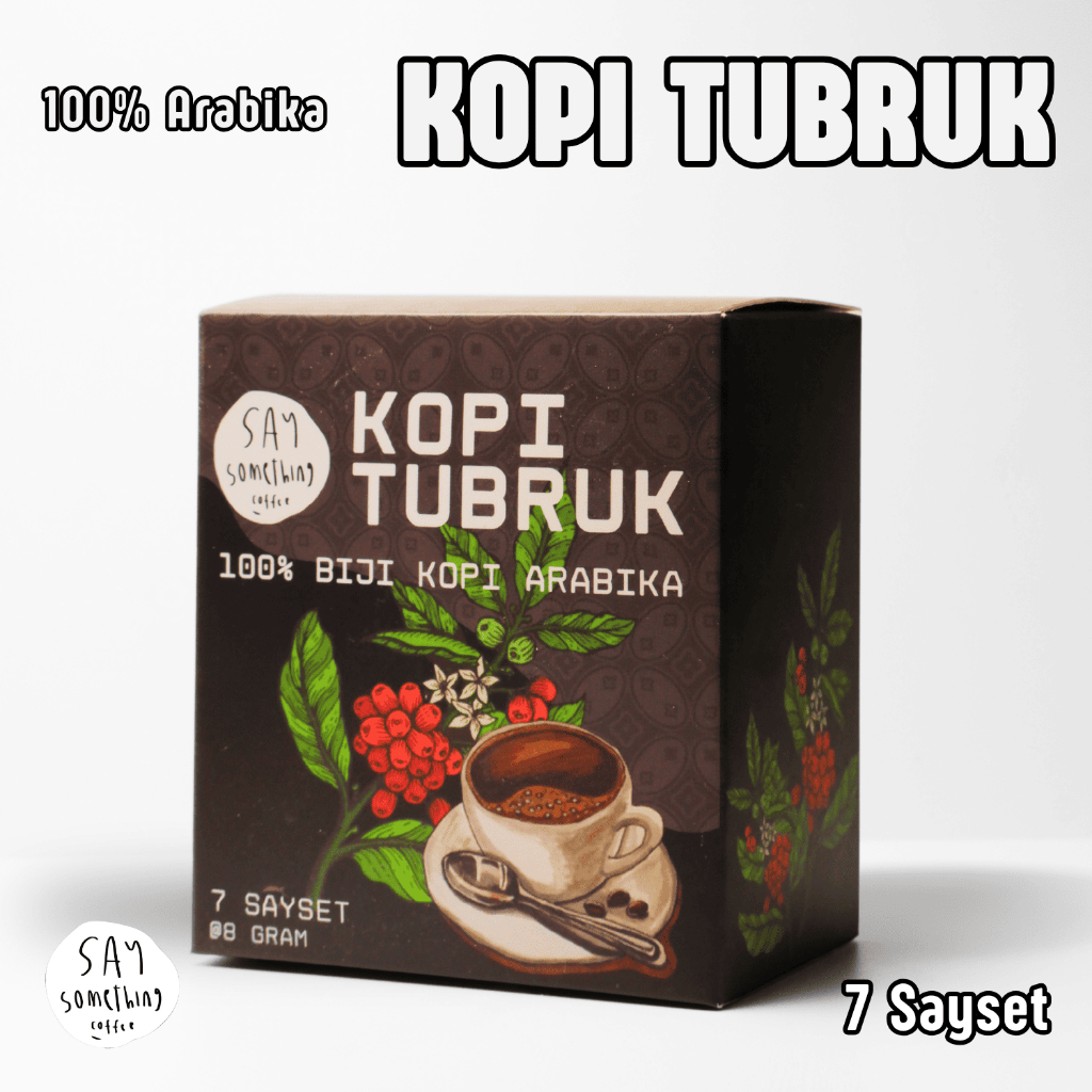 

KOPI TUBRUK 100% Arabika - Kopi Hitam Bubuk Sachet