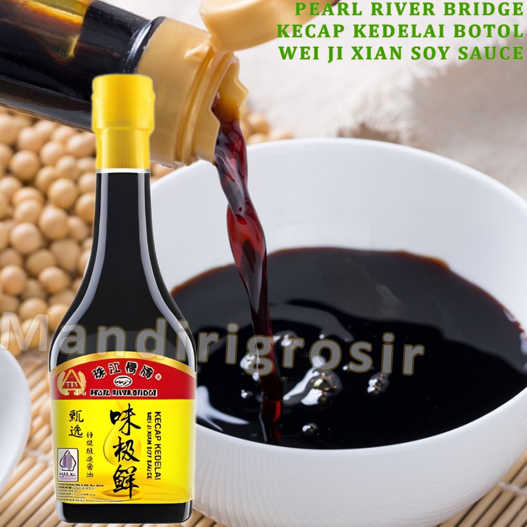 

Kecap Kedelai Botol * Pearl River Bridge * Wei Ji Xian Soy Sauce * 370ml