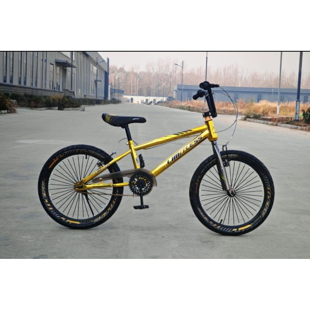Sepeda bmx 20.2.5  limitless crome berkualias tinggi