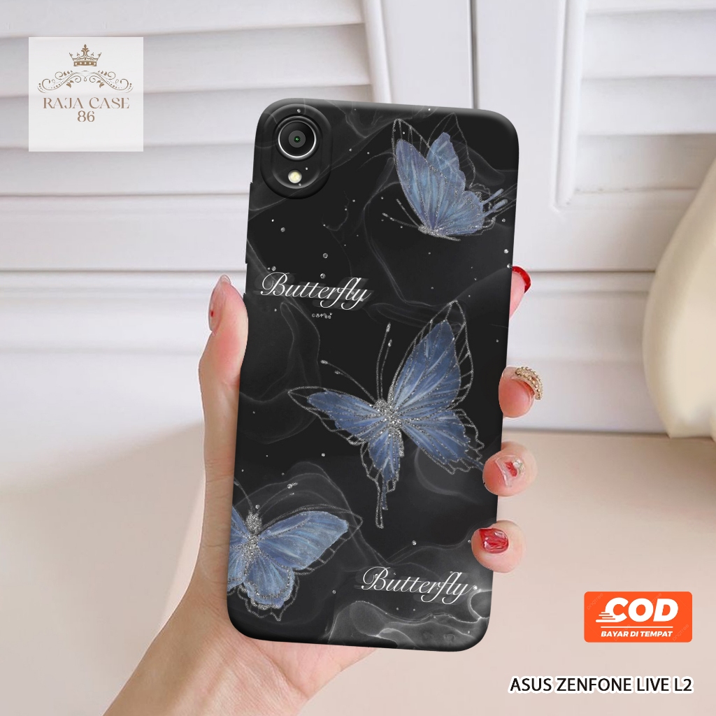 Case Asus Zenfone Live L2 - Rajacase - casing Asus Zenfone Live L2 - Motif case Kupu - Pelindung han