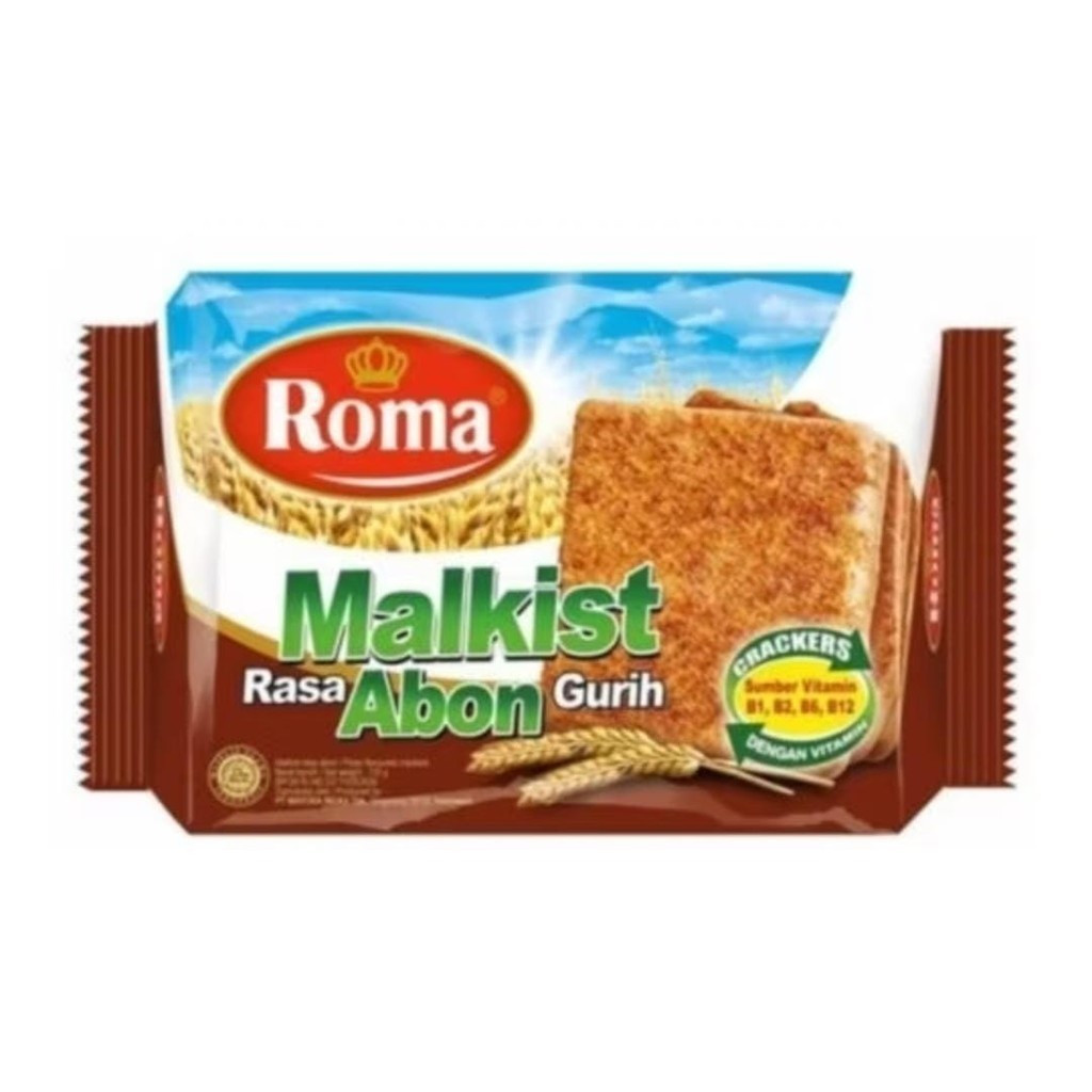 

Roma Malkist Extra Abon 105 g – Biskuit Gurih dengan Abon Nikmat