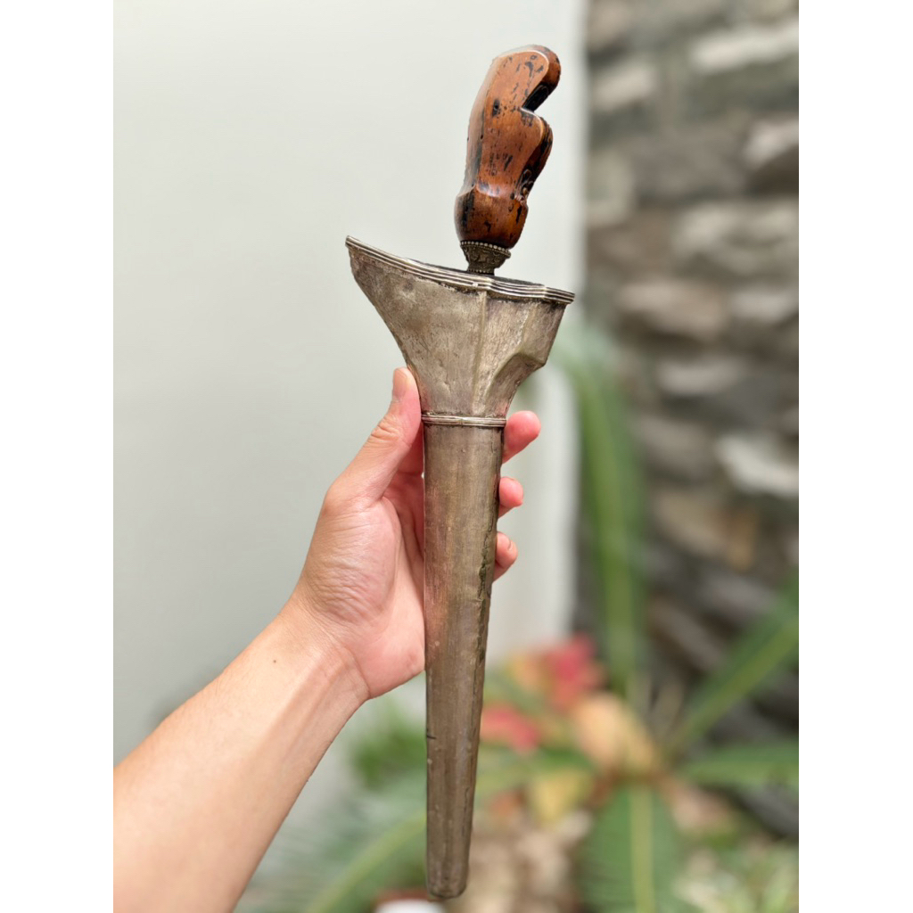 Keris Sepuh Kebo Lajer Pamor Lintang Kemukus, Warangka Full Perak