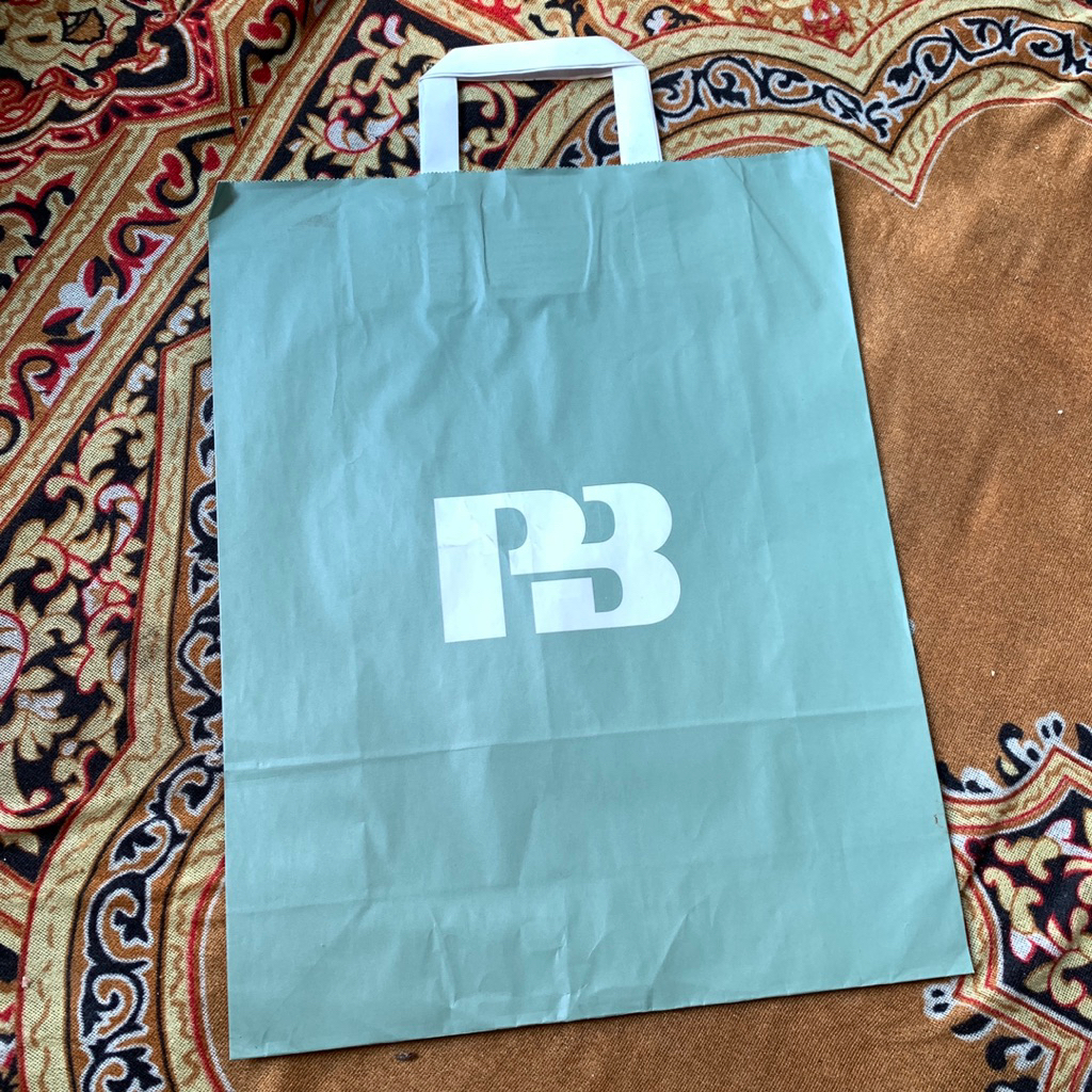 Preloved paper bag dan goodie bag brand uniqlo,hnm,zara,bershka,pnb