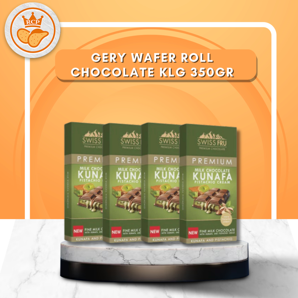 

(RCP) SWISS FRU PREMIUM MILK CHOCOLATE KUNAFA PISTACHIO CREAM (COKLAT DUBAI) 150GR