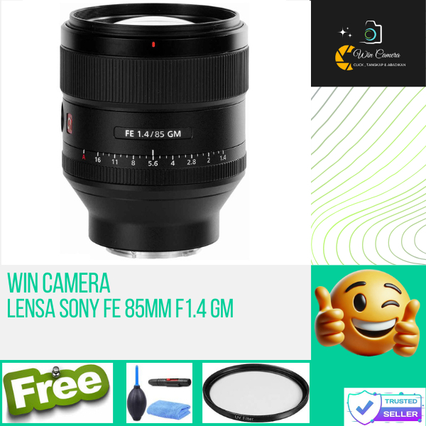 Lensa Sony FE 85mm F1.4 GM / Lensa Kamera Sony / Lensa Camera Sony / Lens Kamera Sony / Lens Camera 