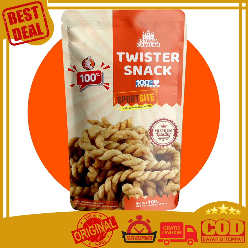 

Twister Snack CaRaRa 100g Istana Camilan Twist Makanan Ringan Cemilan Snacks Food