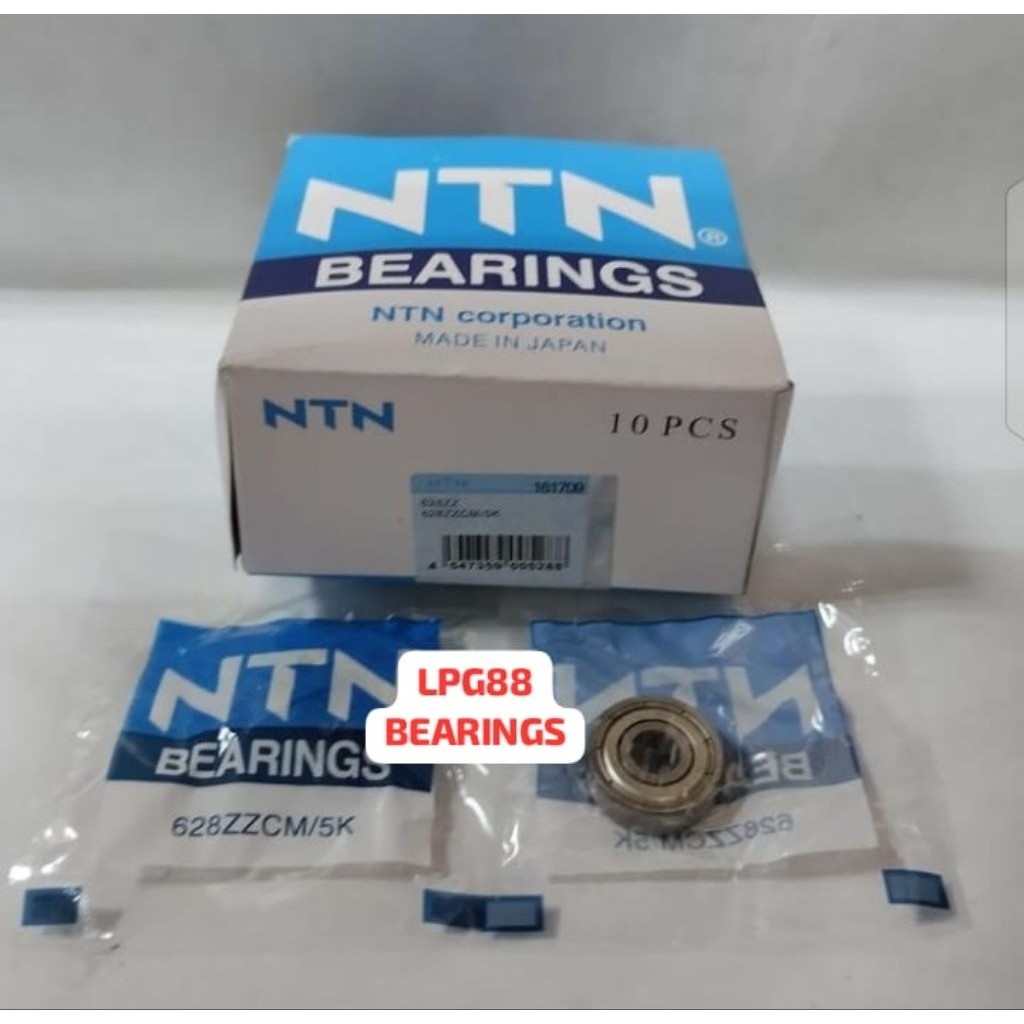 BEARING 628 ZZ NTN TUTUP BESI 628ZZ NTN
