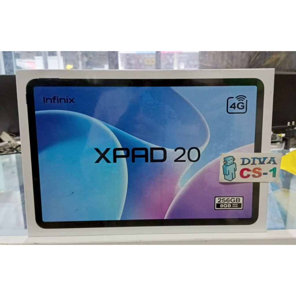 Infinix XPAD 20 4G LTE Gaming Helio G88 Ram 8+8Gb Storage 256Gb Free Case Bdg Antapani DSK