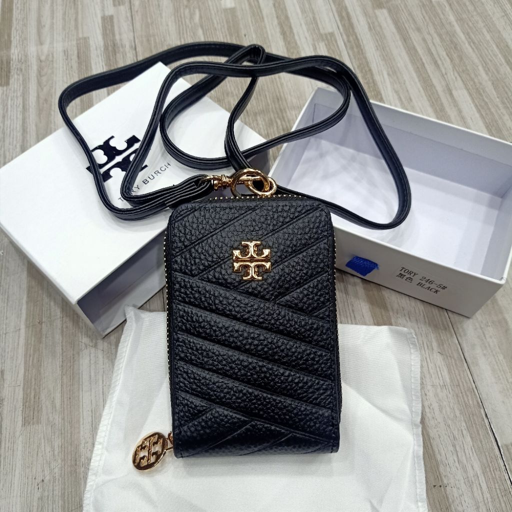

Lanyard leather ID card card holder dompet kartu kulit