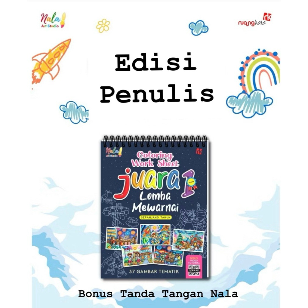 Buku Kedua Nala Coloring Worksheet Special Edition TTD Penulis