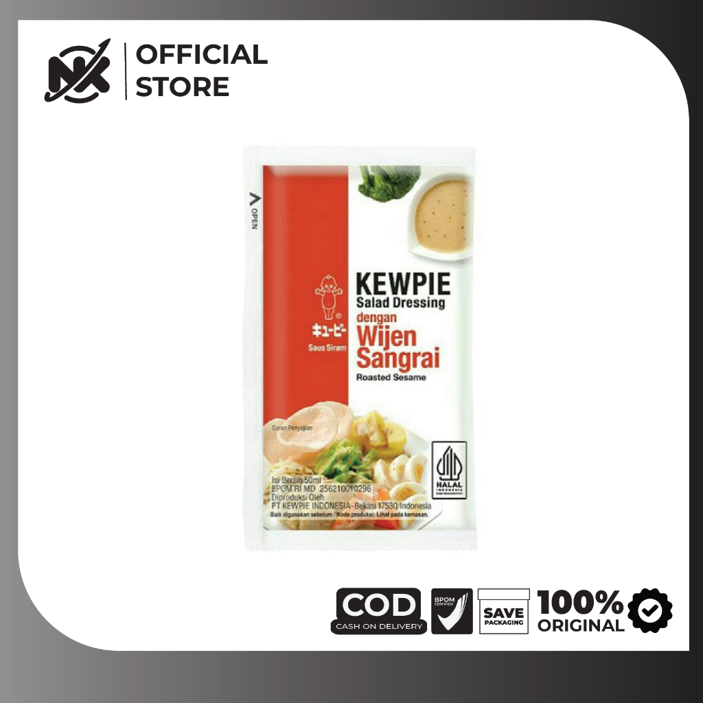 

Kewpie Saus Siram Dengan Wijen Sangrai 50ml