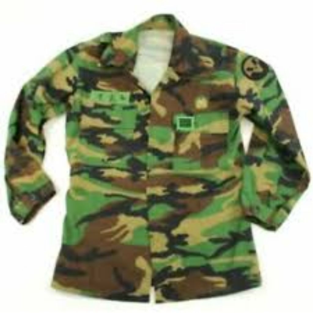 Kemeja loreng woodland Army Korea original