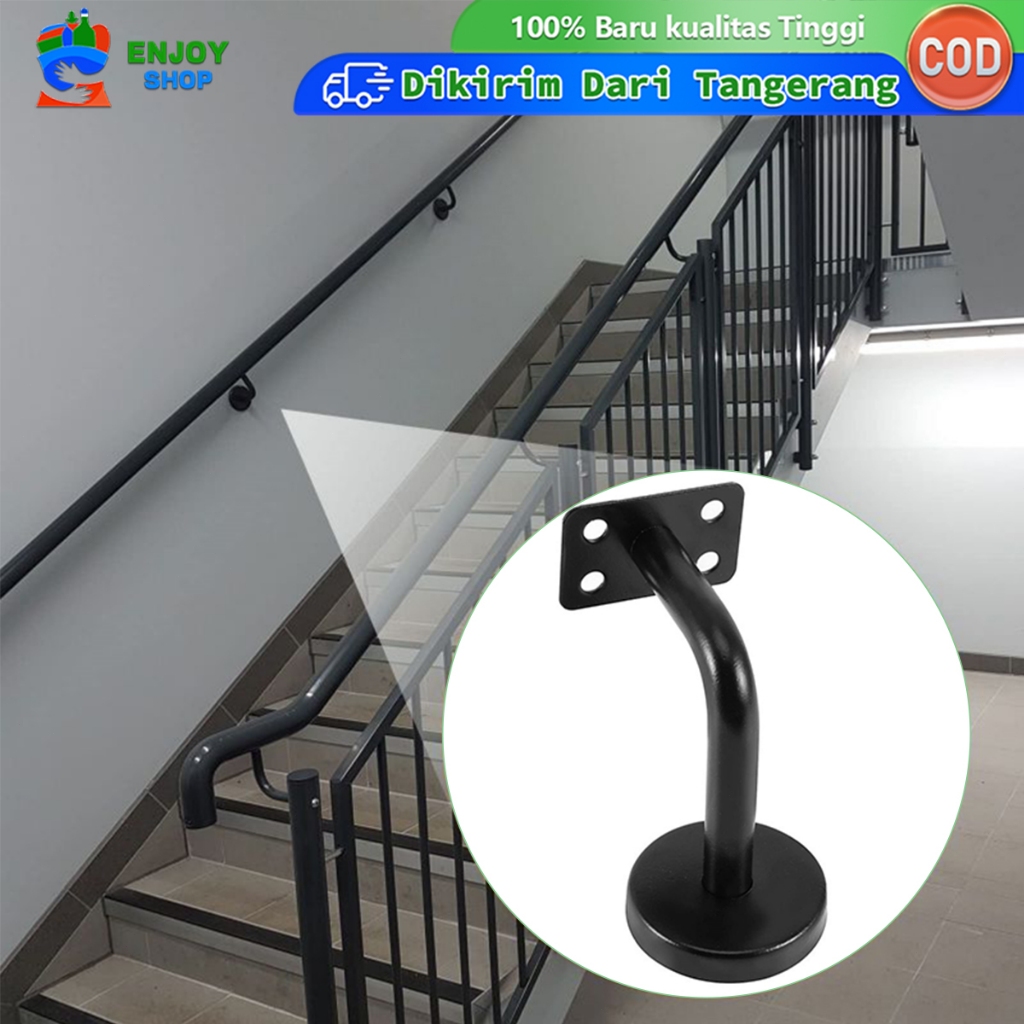 Handrail Tangga Breket 60x60mm Tembok Penyangga Pegangan Stainless Steel Handrail Wall Bracket