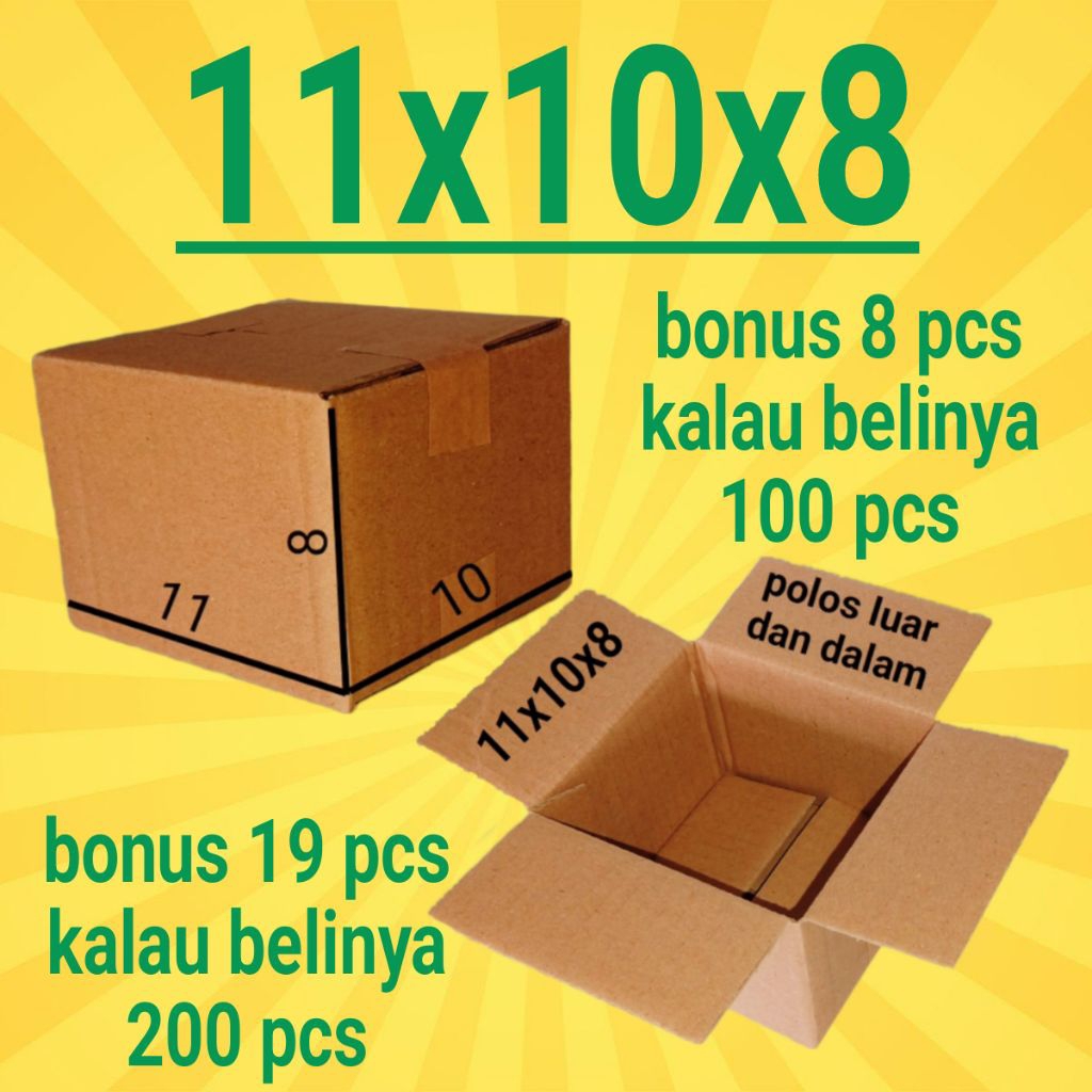 

Kardus Packing Ukuran 11x10x8