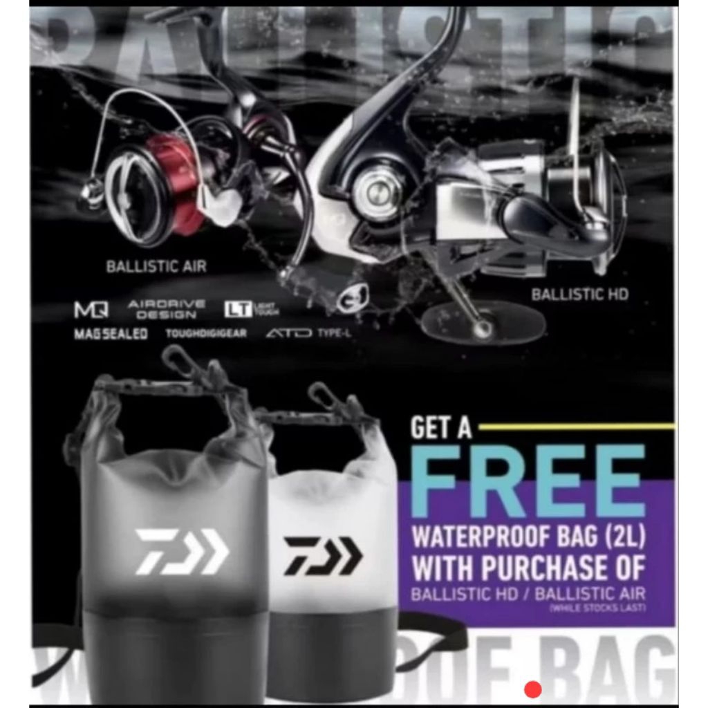 REEL DAIWA BALLISTIC HD / BALLISTIC AIR LT 2025 | Power Handle | Spinning | 100% Original