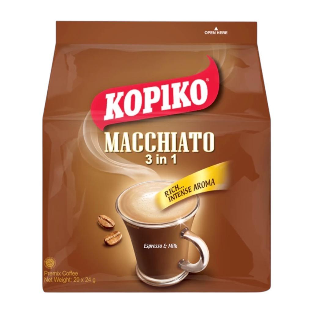 Kopiko Macchiato Creamy Latte Brown Coffee Kaw Coffee / Kopiko White Coffee / Kopiko Kopi 3 in 1