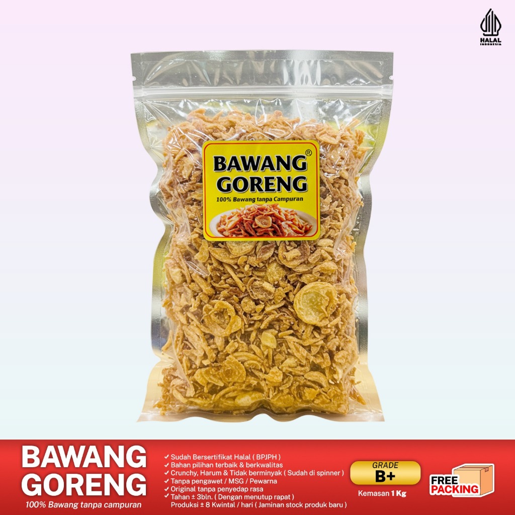 

[ 1 Kg ] Bawang Merah Goreng/ Brambang Goreng Murah