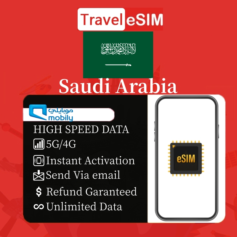 eSIM Umroh Haji Mekkah Arab Saudi Kuota Besar | eSIM Saudi Arabia Umroh Haji Kuota Besar | eSIM Umro