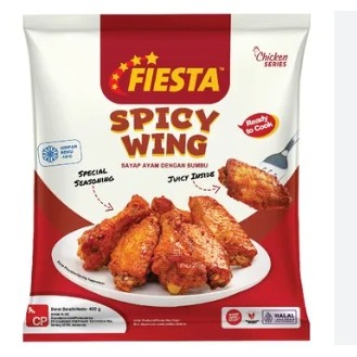 

Fiesta Spicy Wing 400 G / Sayap Ayam Pedas
