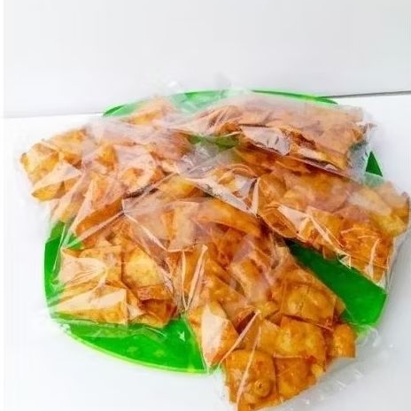 

Kripik pangsit pedas manis gurih 250 gr