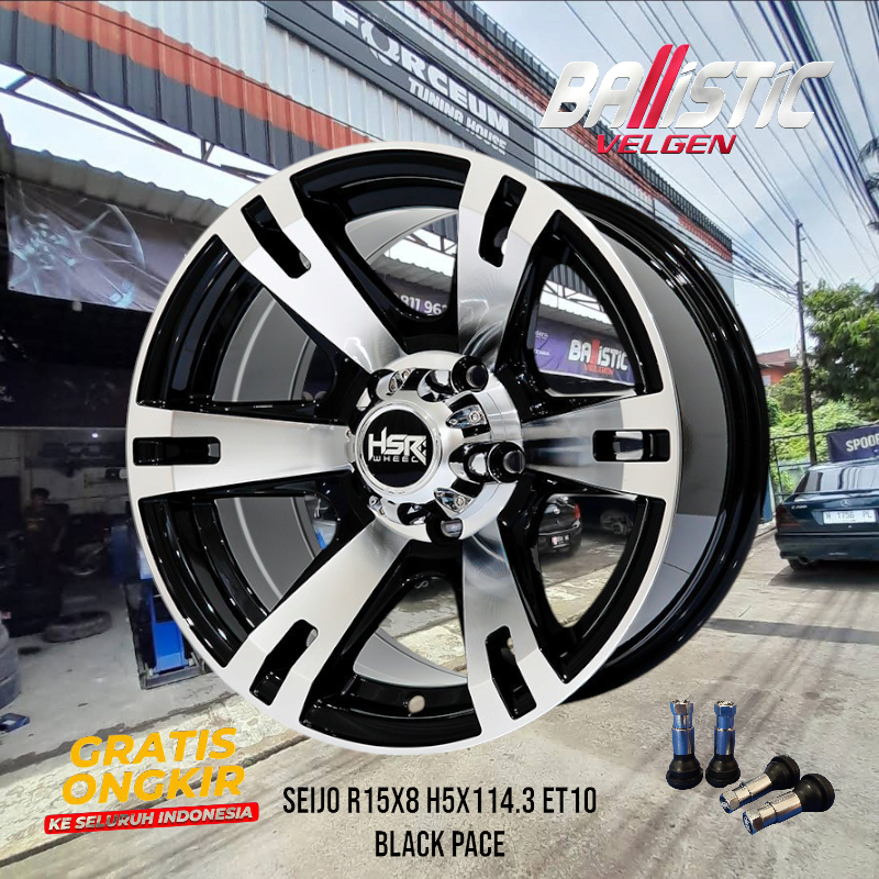 VELG MOBIL SEMI OFFROAD RING 15 LEBAR 8 LUBANG 5X114,3 SEMI OFFROAD BUAT RUSH TERIOS XPANDER VITARA
