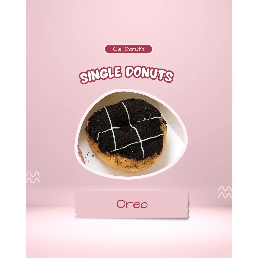 

Ciel Donut’s Oreo | Donat topping | Donat premium halal