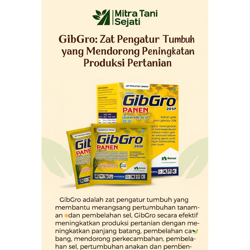 Gibgro panen 20sp