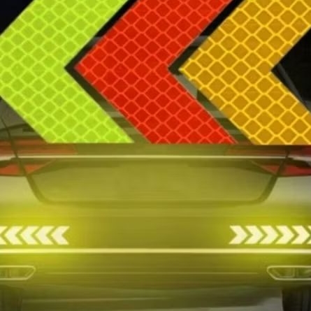 Stiker mobil panah-Reflektor panah safety