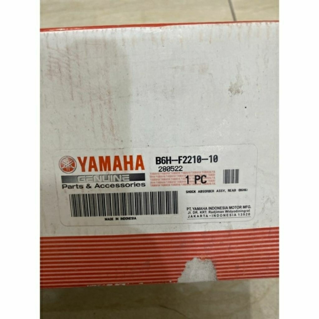 SHOCKBREAKER NMAX NEW B6H SHOCKBEKER BELAKANG N-MAX NEW TABUNG ORIGINAL ORI YAMAHA B6H-F2210-10