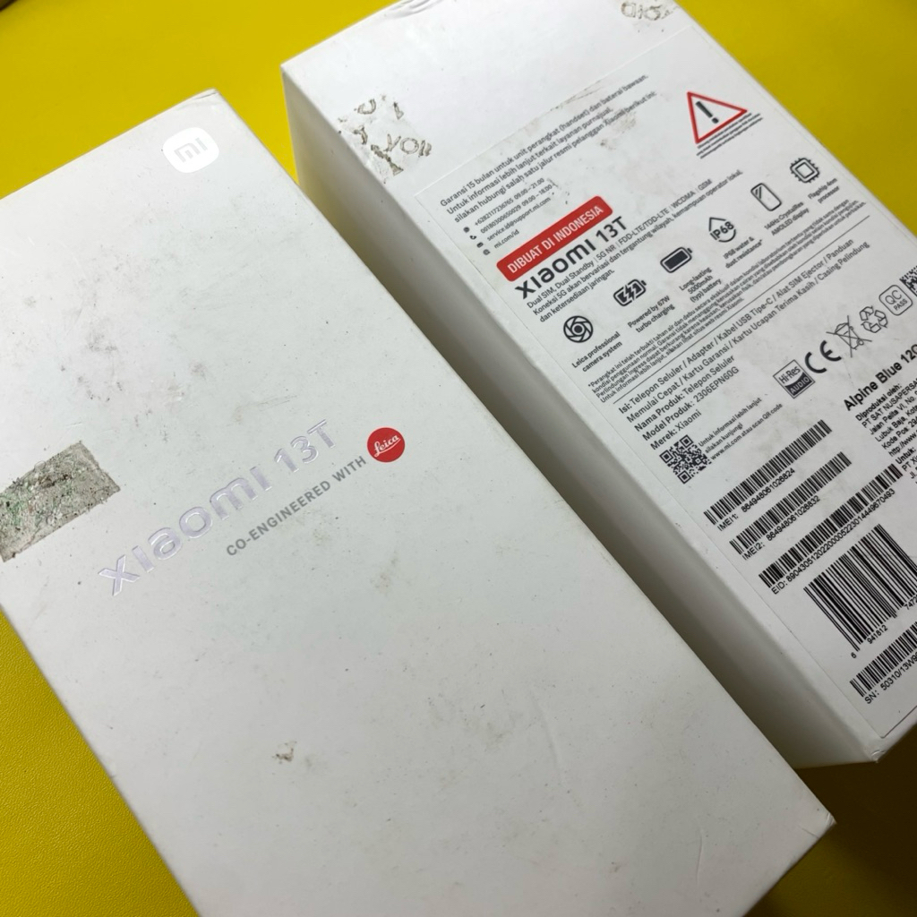 

DUS BOX DUSBOX KARDUS HANDPHONE XIAOMI 13T MI13T ORIGINAL BAWAAN TERPERCAYA