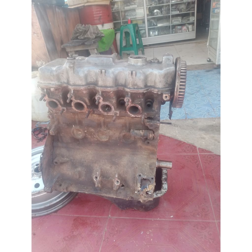 short block blok mesin l300 bensin deluxe 4G32 copotan