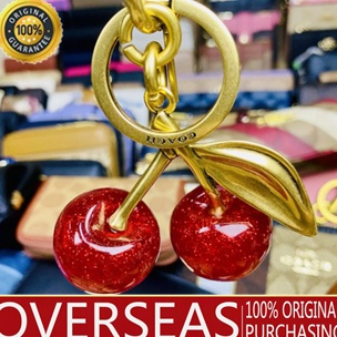 KODE K89T Coach Cherry Bag Charm Keychain Desain Unik Mewah