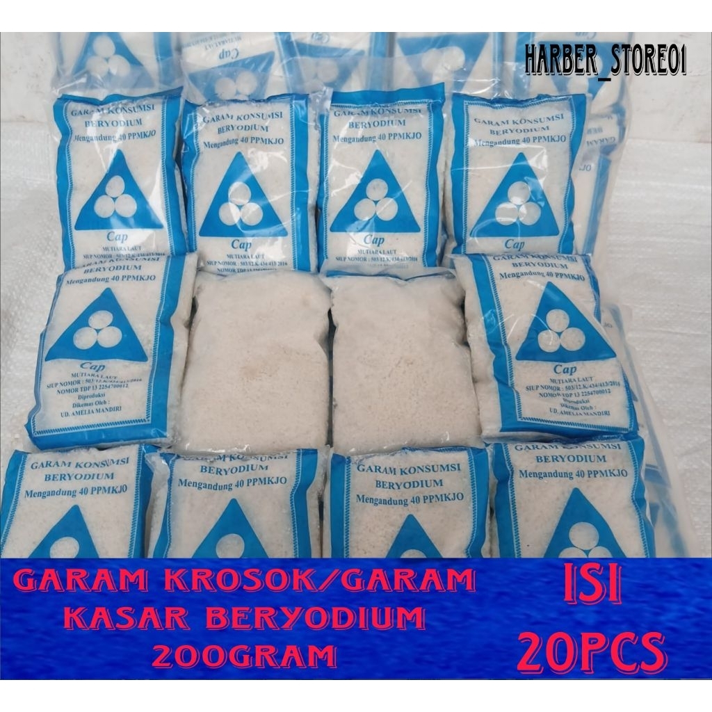 

Garam Krosok/Garam Kasar BERYODIUM 200Gram