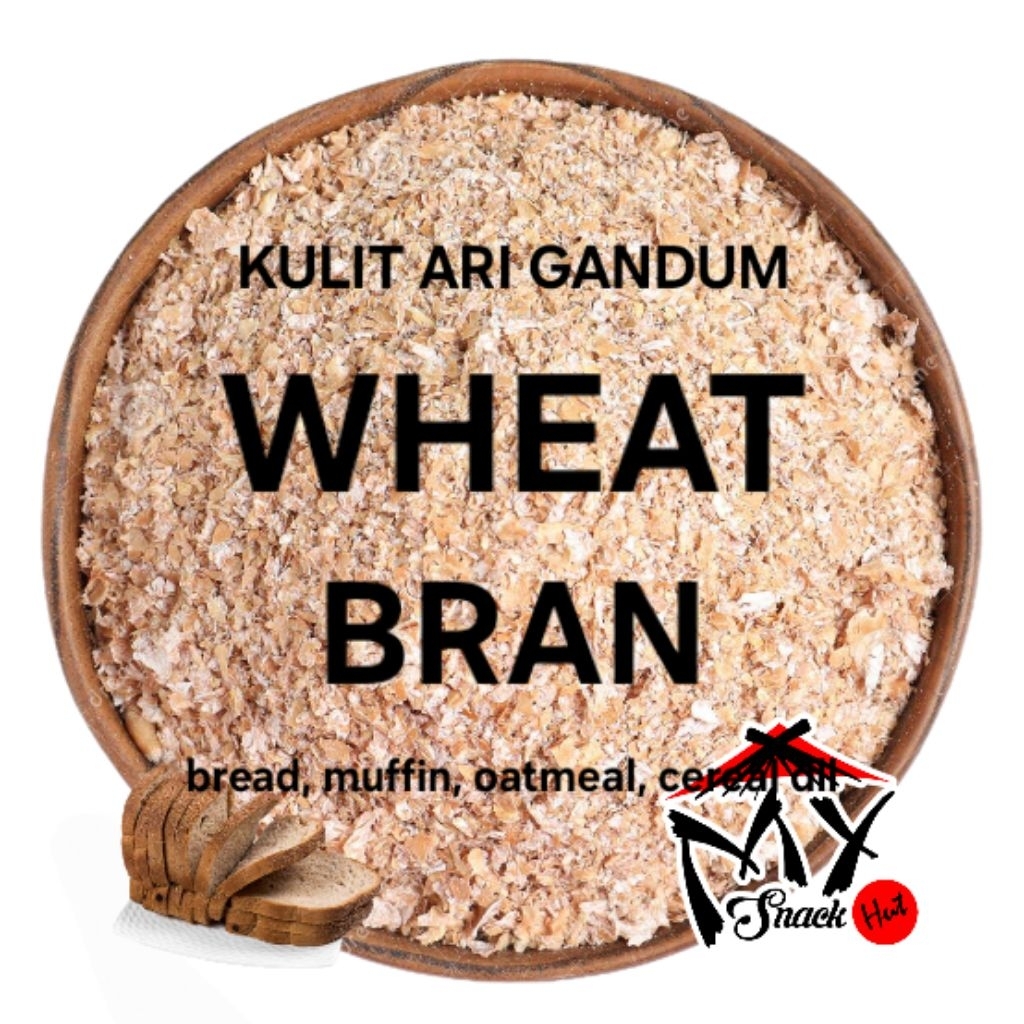

WHEAT BRAN 1KG KULIT ARI GANDUM COKLAT MILLER CHOKAR ORGANIC KASAR COARSE SERAT ROTI COOKIES MUFFIN
