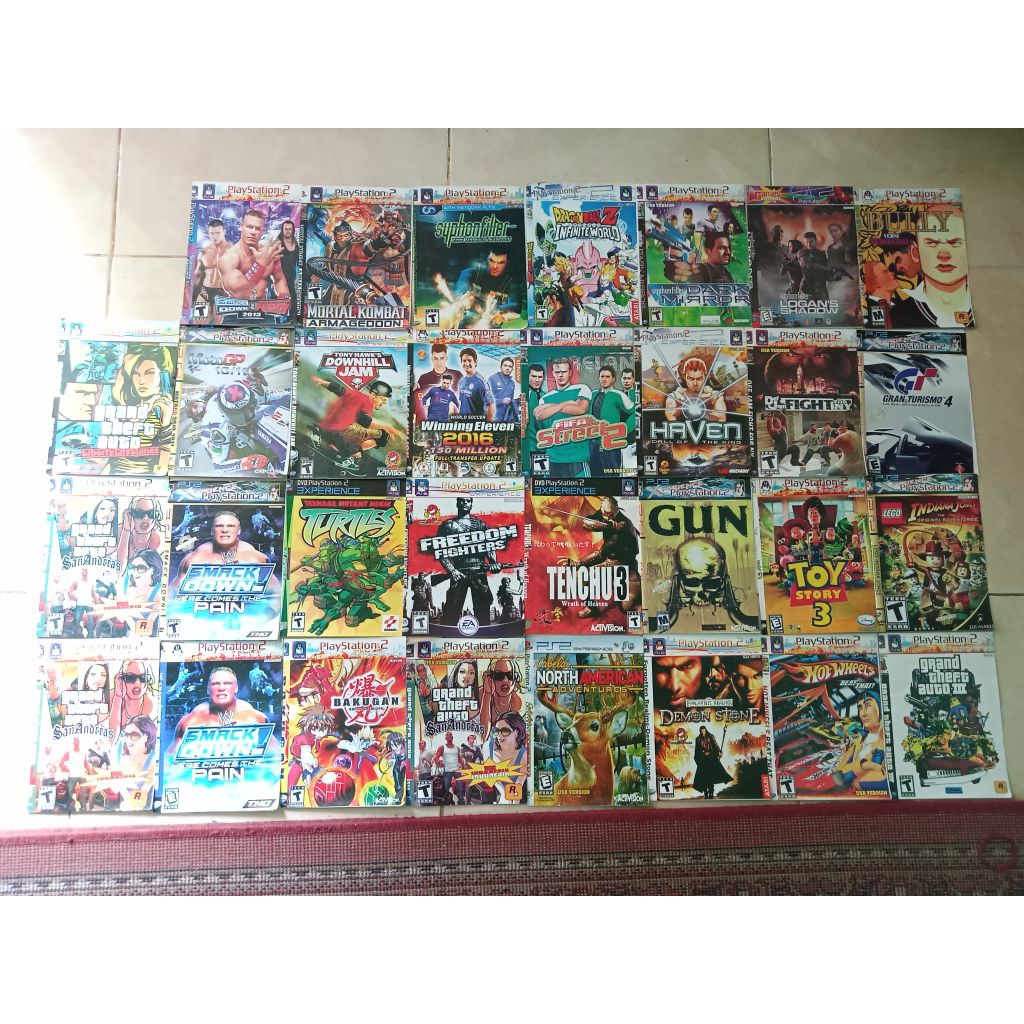 cover sampul kaset ps2 dan ps1