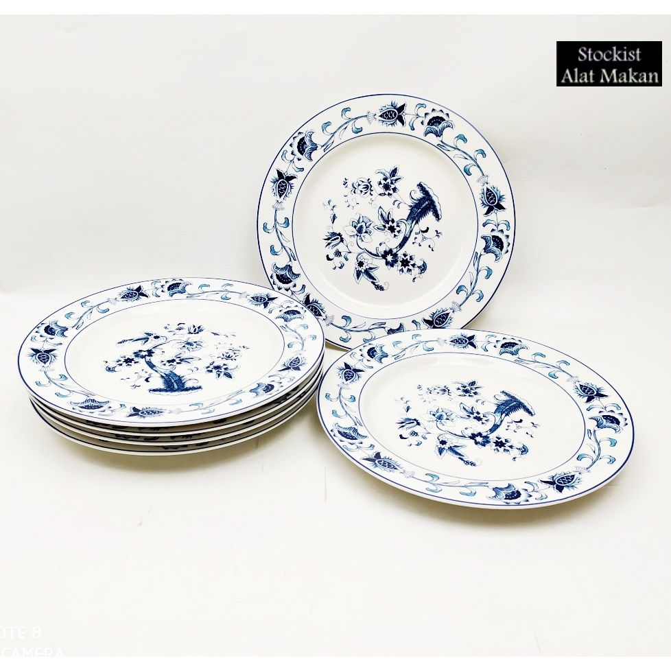 Kedaung Piring Saji Piring Makan Motif Ming 8 inch 20 cm - 6 Pc Premium Quality