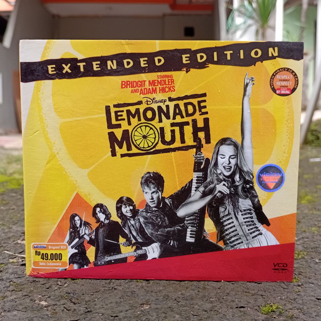 VCD Lemonade Mouth Extended Edition (2011) Teks Indonesia Original Walt Disney VideoCD