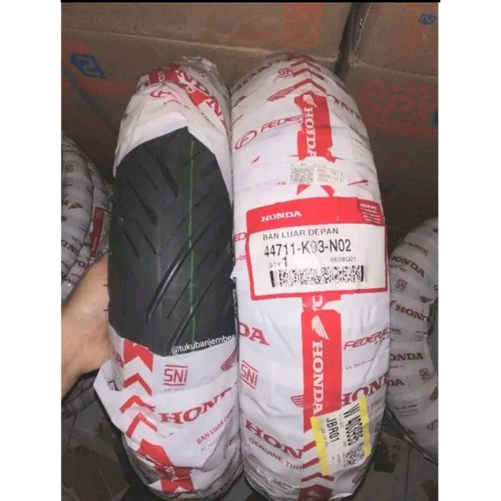 AHM K93 100/90-12 BAN DEPAN SCOOPY DONAT AHM FEDERAL RING 12 TUBLESS